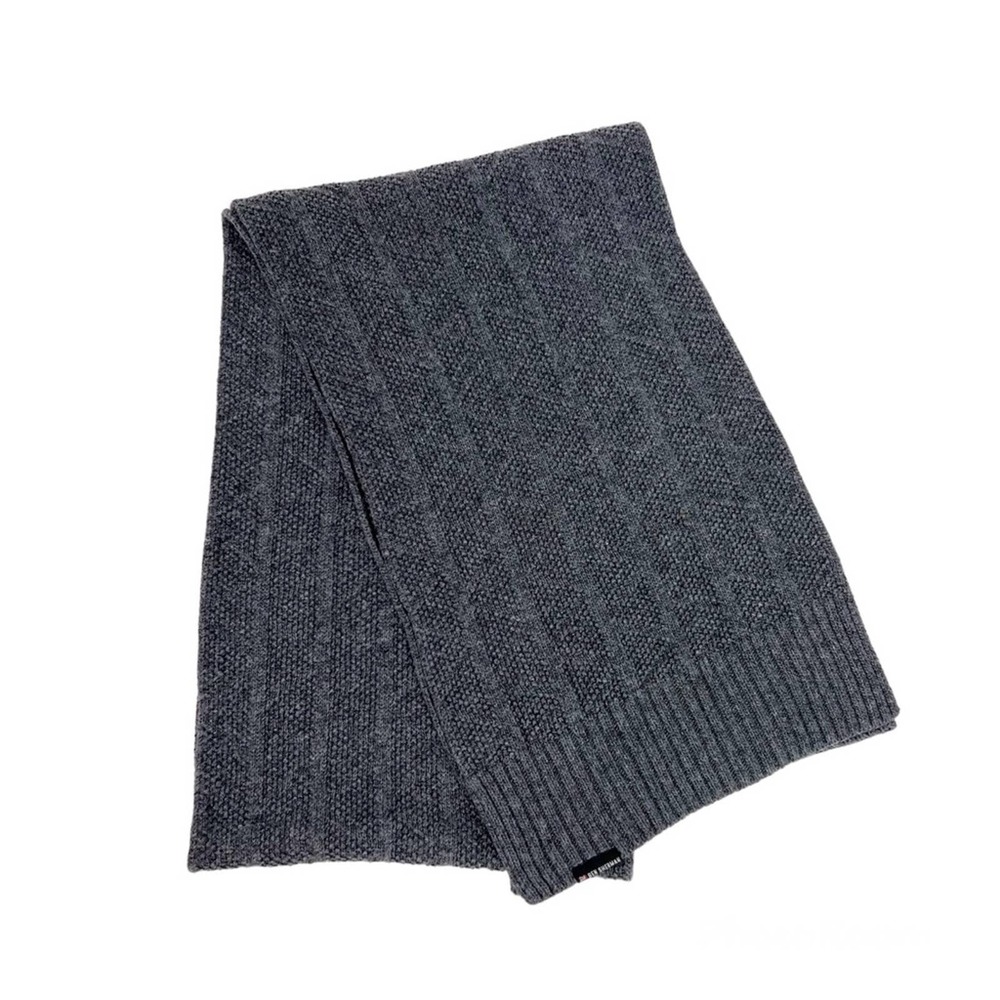 Men’s Ben Sherman Cable Knit Gray Scarf
